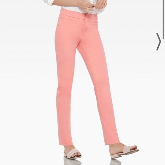 Ecru Madison Slim Trouser Coral Pants - Picture 12 of 12